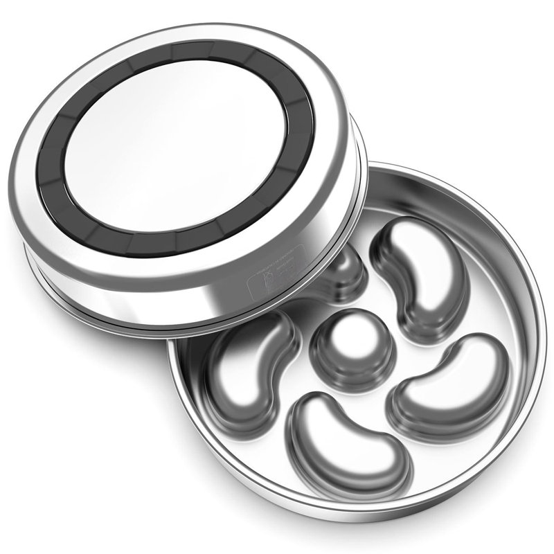 APPENIN WINTER PARK CORP Slow Feeder Dog Bowl Double Layer Food Grade Stainless Steel Heavy Duty With Non Slip Rubber Base 2Cups Capacity For Small And Medium Dogs To Slow Down Eating Wayfair Canada